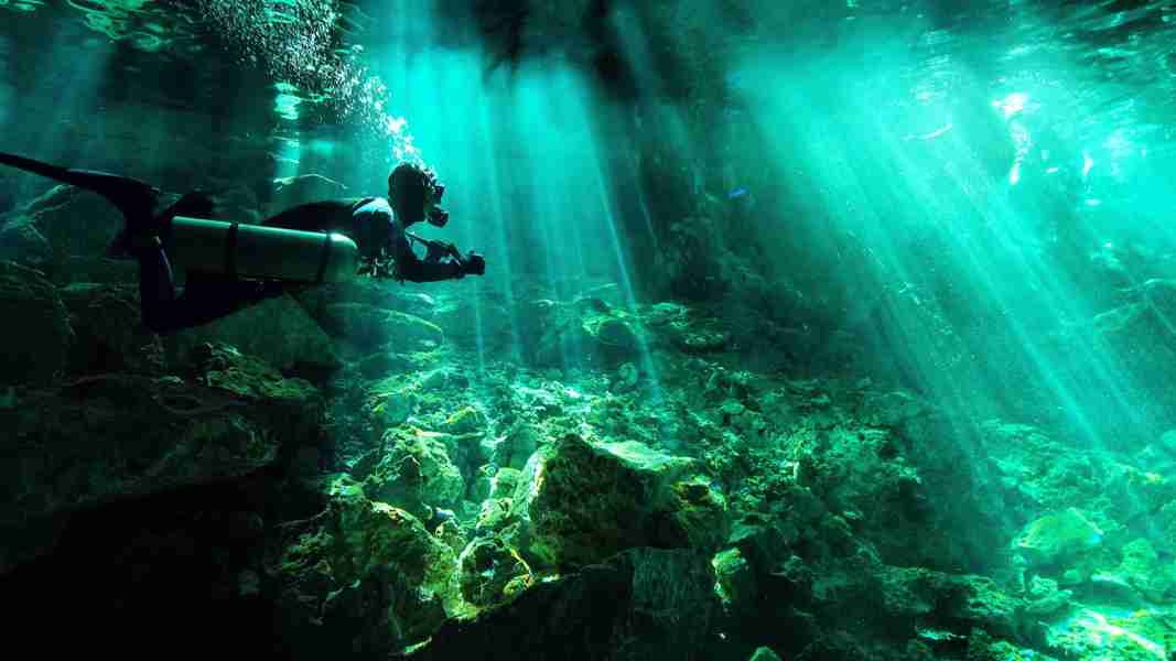 Dos Ojos Cenote Diving Mexico