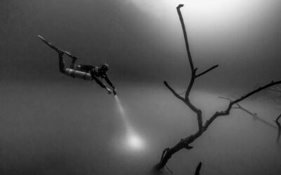 Angelita Cenote Mexico 2021 Hydrogen Sulfide Cloud Underwater