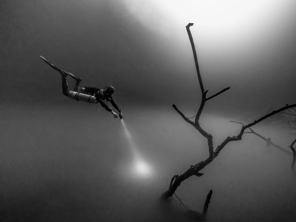 Scuba Diving Angelita Cenote
