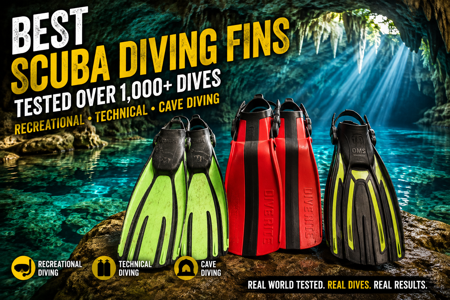 Best Scuba Diving Fins 2026: What I Recommend After Thousands of Dives