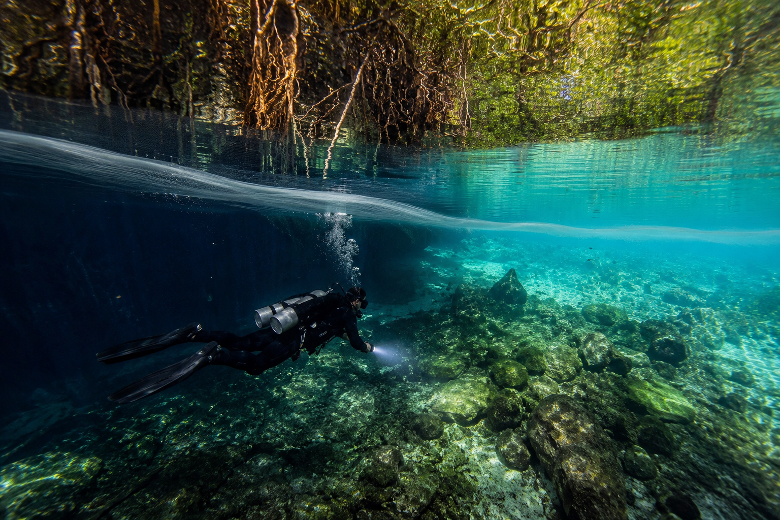Scuba Diving in Casa Cenote – A Beautiful Dive Like No Other